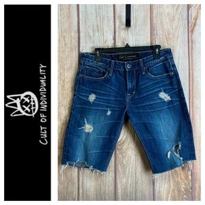 🐞Cult of Individuality Denim Bermuda Size 28